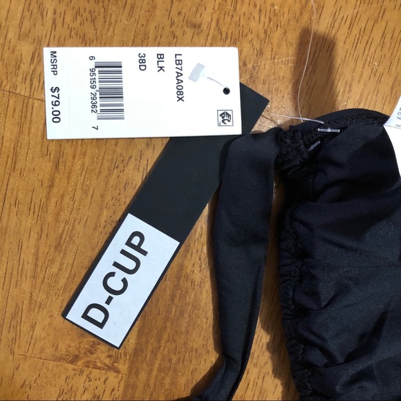 LA BLANCA NWT Women’s Halter Bikini Top  34D, 38D - Picture 9 of 11